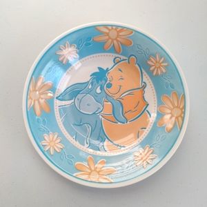 Disney Sega Winnie-the-Pooh and Eeyore Soup Bowl with a "Groovy" Vibe